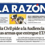 LA RAZÓN adelantó el pasado lunes que la Guardia Civil instaba a la Fiscalía de la Audiencia Nacional a reclamar a Francia el arsenal que ETA entregue mañana en suelo galo