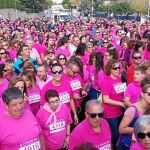 La marcha rosa es un evento organizado por la Asociación Oncológica Extremeña. En la edición de 2016 lograron vender más de 7.000 dorsales