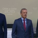 Posado de los dos candidatos