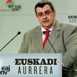 El responsable del área institucional de la ejecutiva nacional del PNV, Koldo Mediavilla