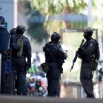 Miembros de las fuerzas del orden público en Sidney