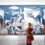El «Guernica», en el Museo Reina Sofía