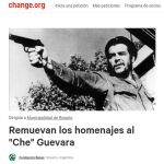 Lanzan una petición en Rosario para retirar los monumentos al Che Guevara