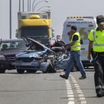 Accidente en el puente de José León de Carran