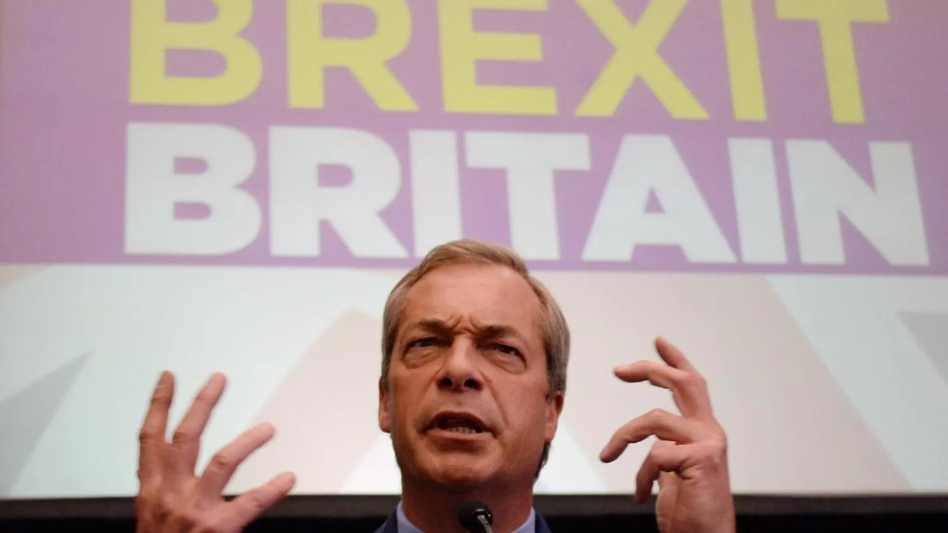Nigel Farage anuncia su dimisión