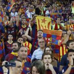 Imagen de la pitada la himno en la final de la Copa del Rey de 2015