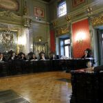 El portavoz del PDeCAT en el Congreso y exconseller de Presidencia de la Generalitat de Cataluña, Francesc Homs, en el Tribunal Supremo