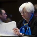 La presidenta de la Reserva Federal (Fed), Janet Yellen