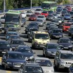 Imagen de la carretera de La Coruña en sentido salida de Madrid