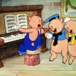 El popular cuento de los tres cerditos