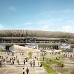 Fachada de Tribuna del Nuevo Camp Nou