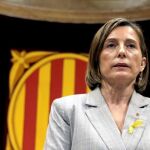 Carme Forcadell el pasado 27 de octubre