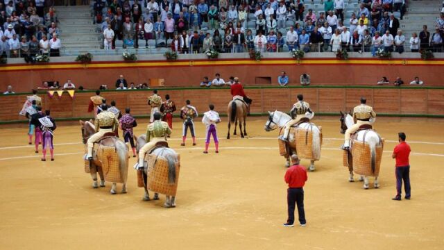 Paseíllo en el Arnedo Arena, en la pasada edición del Zapato de Oro
