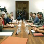 Algunos de los alcaldes del cambio en una imagen de achivo