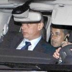 El ex presidente Nicolas Sarzoky abandonó ayer el Palacio de Justicia en Burdeos