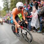El corredor holandés Tom Dumoulin