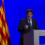 El presidente de la Generalitat de Catalunya, Carles Puigdemon