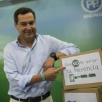 El presidente del PP andaluz, Juanma Moreno
