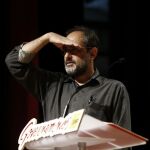 El candidato a la presidencia de la Generalitat por la CUP, Antonio BañoS