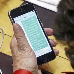 El SMS de Barberá a Martínez Maíllo