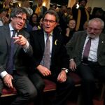 Artur Mas con Carles Puigdemont