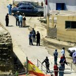 Los inmigrantes accedieron por la frontera de Benzú