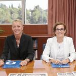De izquierda a derecha, Beatriz Barros de Lis (AXA IM), Sophie del Campo (Natixis Global AM), Carla Bergareche (Schroders) y Sebastián Velasco ( Fidelity)