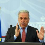 El comisario europeo de Interior, Dimitris Avramopoulos.