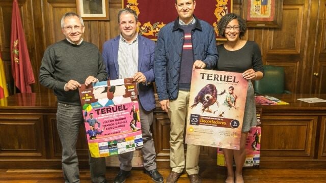 Presentación del Tentadero solidario a beneficio de Cáritas en Teruel