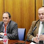 Manuel Gavilán Jiménez, a la izquierda, fue uno de los comparecientes de ayer