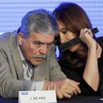 Julio De Vido y Cristina Fernández de Kirchner, en una foto de archivo