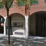 Fachada del cuartel de la Guardia Civil en Travessera de Gracia, 293, en Barcelona.