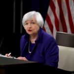 La presidenta de la Reserva Federal (Fed) de EEUU, Janet Yellen