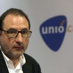 El secretario general de Unió, Ramón Espadaler, durante la reunión del comité de gobierno de la formación