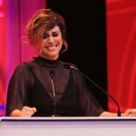 Blanca Suárez recibe muy emocionada el Premio Ondas