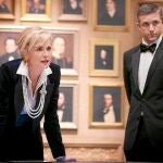 La intérprete Sharon Stone en la primera serie de televisión en la que es protagonista