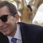 El fiscal jefe Anticorrupción, Manuel Moix, poco antes de la reunión que ha mantenido hoy en Palma de Mallorca con el fiscal jefe de Baleares, Bartolome Barcelo.
