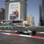 El alemán Nico Rosberg (Mercedes) durante la carrera de Baku