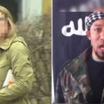 Captura tomada de la CNN de la agente y del yihadista.