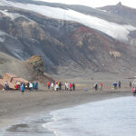 Actividades turísticas en Isla Decepción en la Antártida en 2012