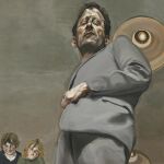 El Museo Thyssen conserva esta obra de Lucian Freud «Reflejo con dos niños (autorretrato)», de 1965. Es una de las piezas que tiene de él