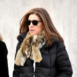 Rosalía Iglesias, esposa del extesorero del PP Luis Bárcenas, a su llegada a la Audiencia Nacional en San Fernando de Henares (Madrid)