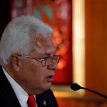 Rafael Navarro Investigador del Instituto de Ciencias Nucleares (ICN) de la UNAM y colaborador de la NASA, participa en una rueda de prensa este lunes, en Ciudad de México (México) / Efe