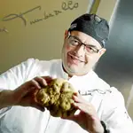 Se podrá disfrutar del huevo millésime con trufa blanca que Andrea Tumbarello prepara en Don Giovanni Foto Javier Fdz-Largp