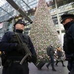 Policías alemanes en Berlín esta semana