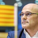 El conseller Romeva durante su último desplazamiento a Bruselas