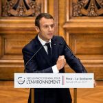 Emmanuel Macron, en la Sorbona