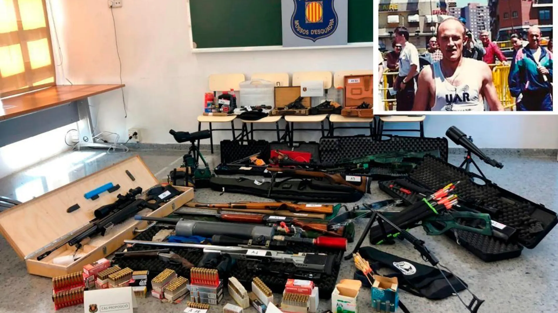 El material incautado a Manuel Murillo Sánchez
