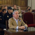 Pablo Crespo, considerado uno de los cabecillas de la trama corrupta del caso Gürtel, durante una sesión del juicio por el denominado caso de los trajes