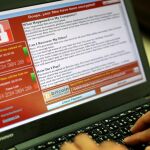 Un ordenador infectado por WannaCry
